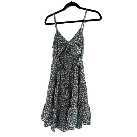 SHEIN Blue Floral Spaghetti Strap Dress - Picture 4 of 5